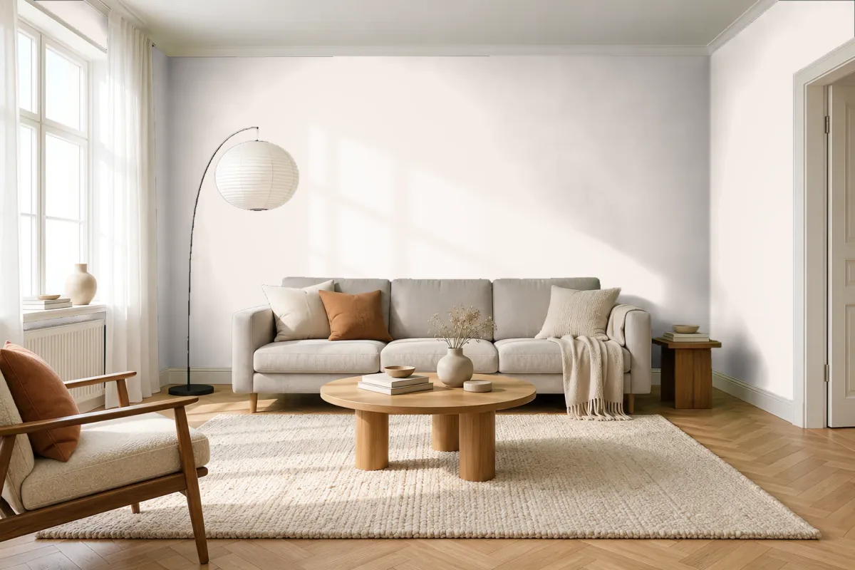 Краска Swiss Lake SL-0354 Spun Sugar — гостиная в скандинавском стиле