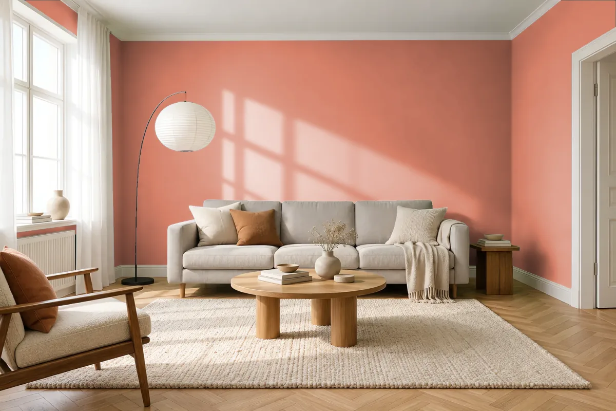 Краска Tikkurila TVT V317 — гостиная в скандинавском стиле