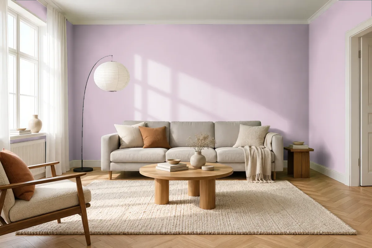 Краска Tikkurila TVT Y424 — гостиная в скандинавском стиле