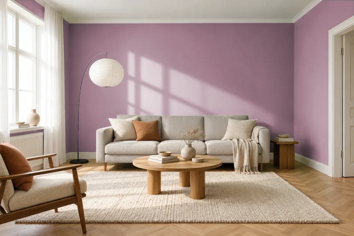 Краска Tikkurila TVT S424 — гостиная в скандинавском стиле