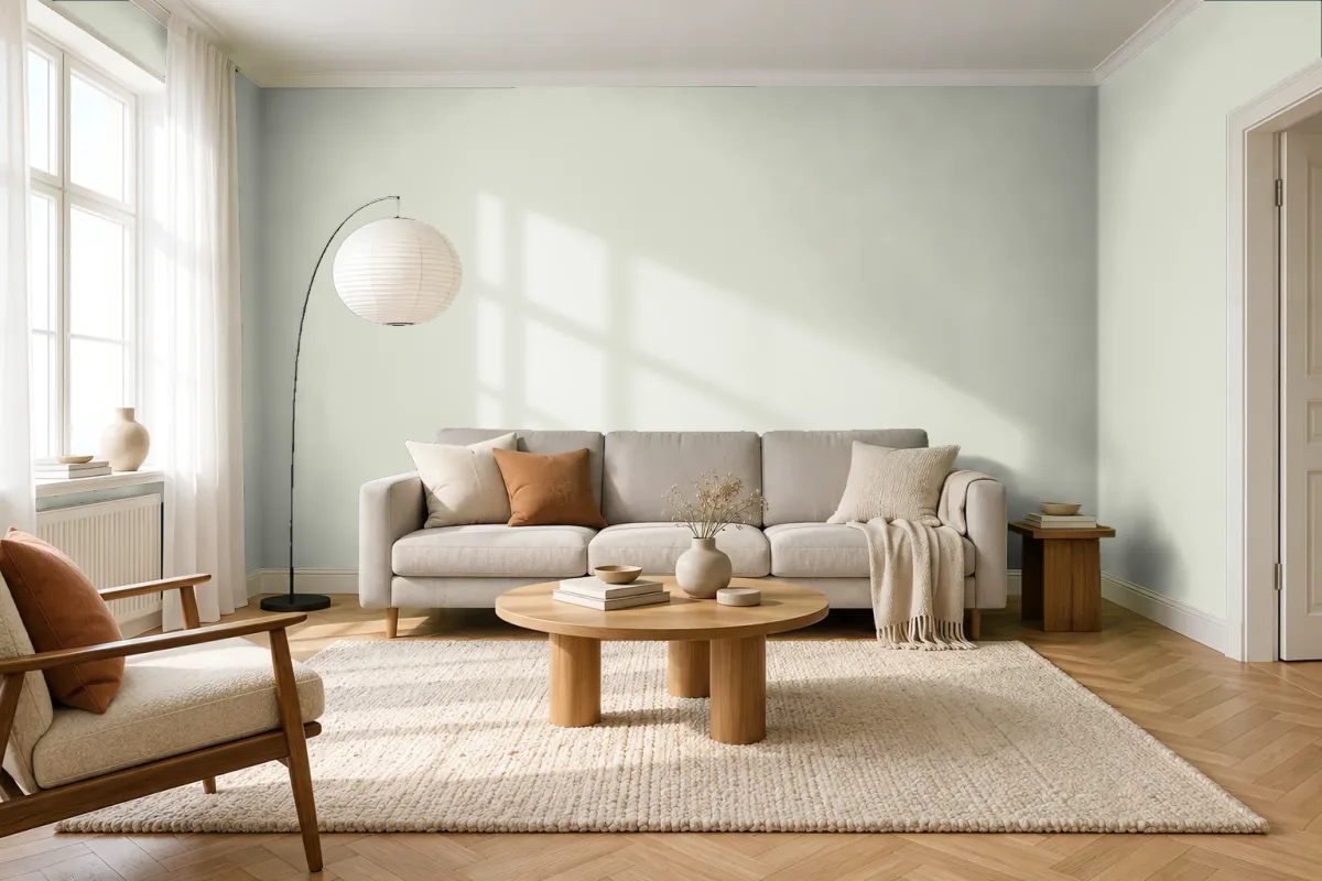 Краска Tikkurila TVT H446 — гостиная в скандинавском стиле