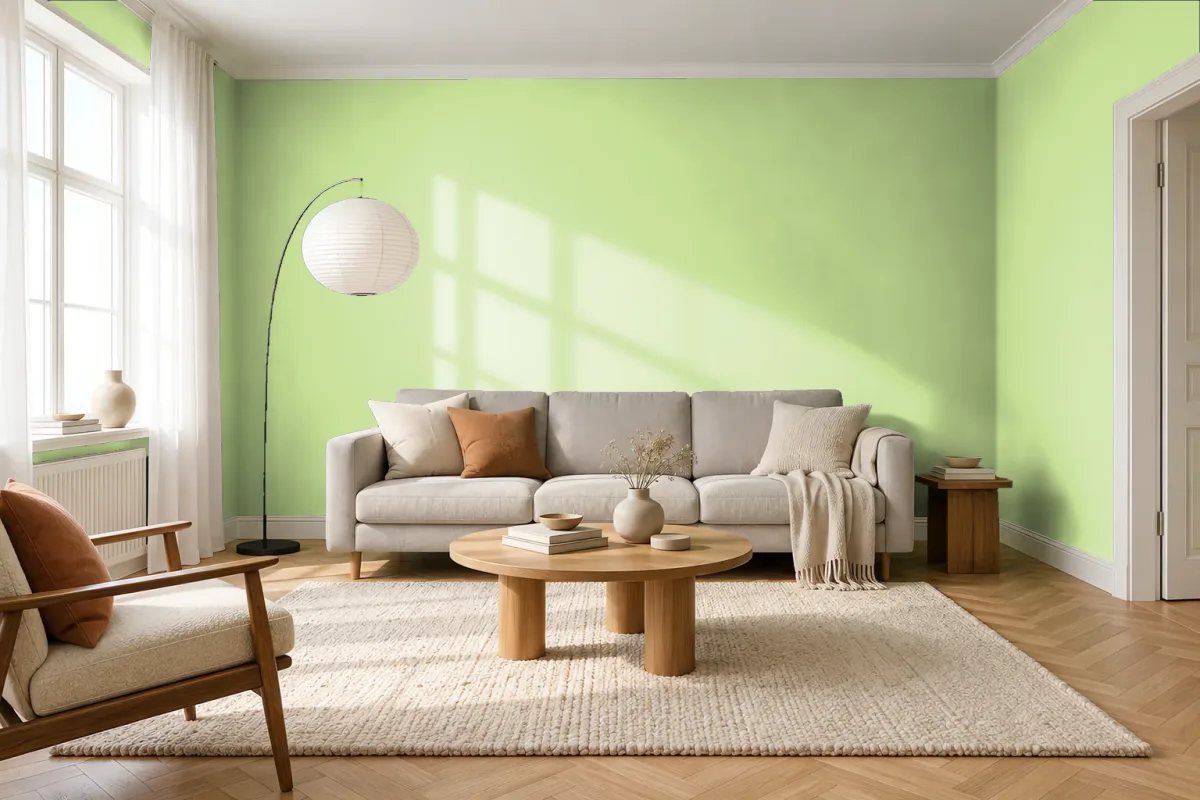 Краска Tikkurila TVT J382 — гостиная в скандинавском стиле