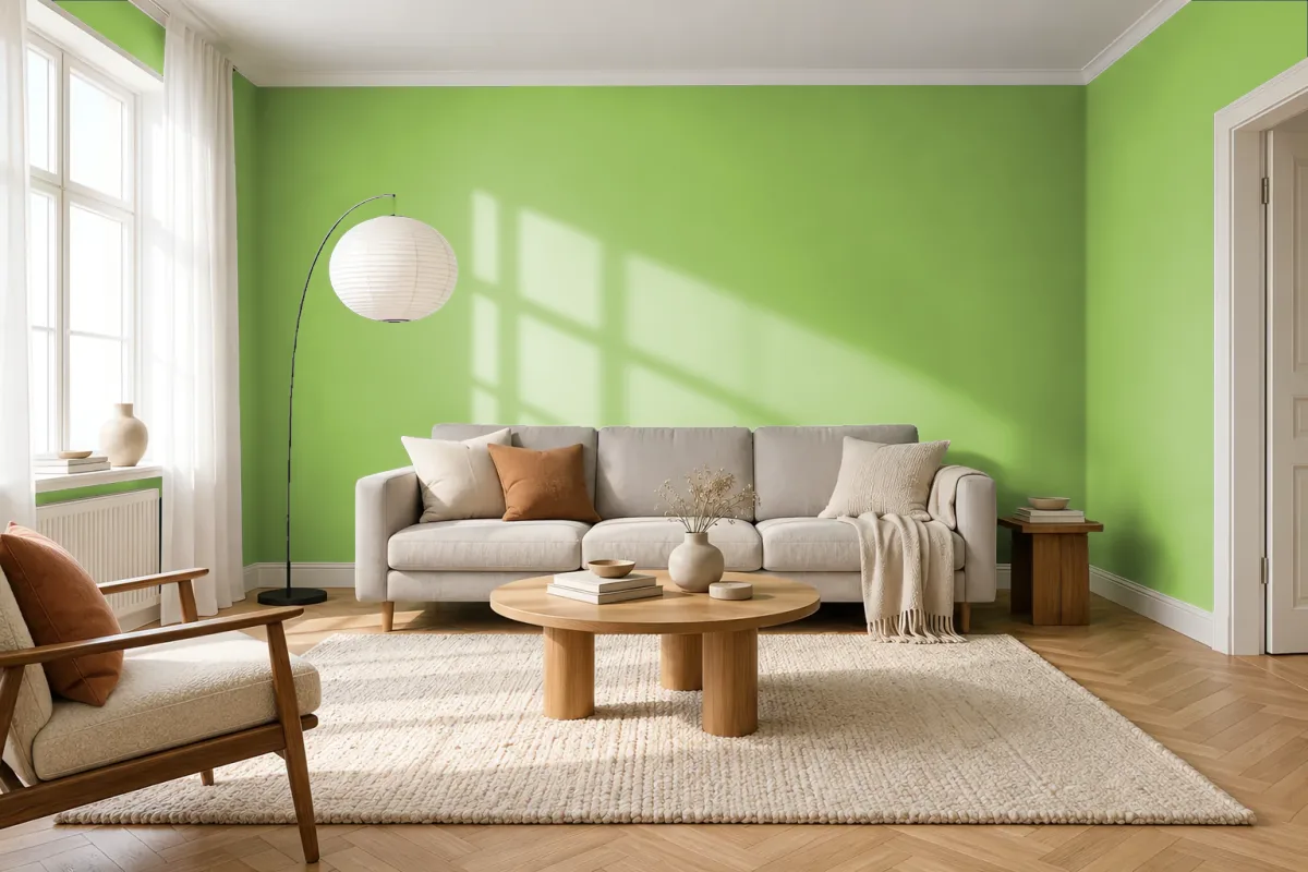 Краска Tikkurila TVT K382 — гостиная в скандинавском стиле