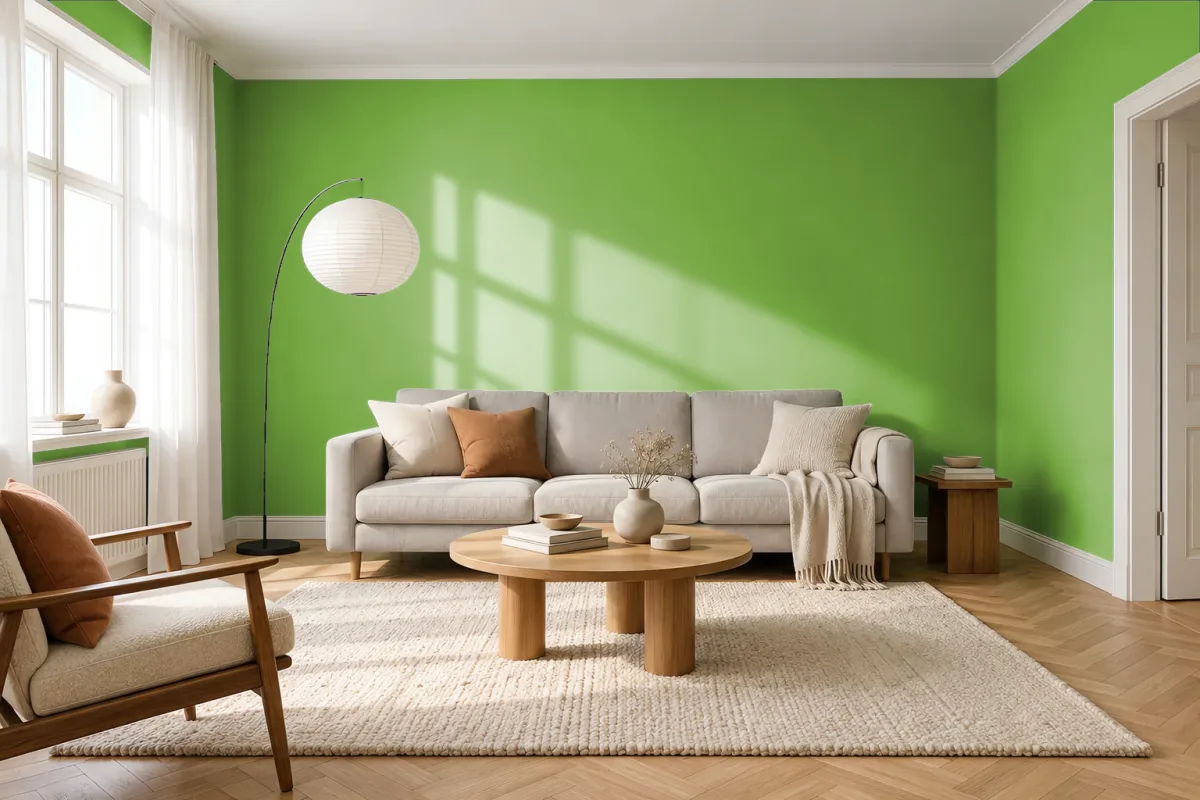 Краска Tikkurila TVT L382 — гостиная в скандинавском стиле