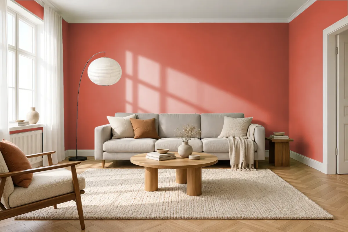 Краска Tikkurila TVT M318 — гостиная в скандинавском стиле