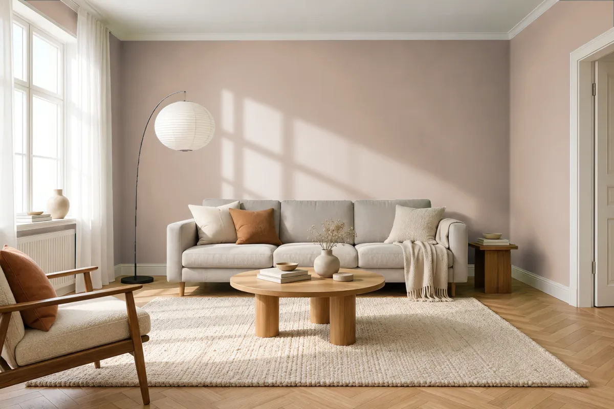 Краска Tikkurila TVT X468 — гостиная в скандинавском стиле