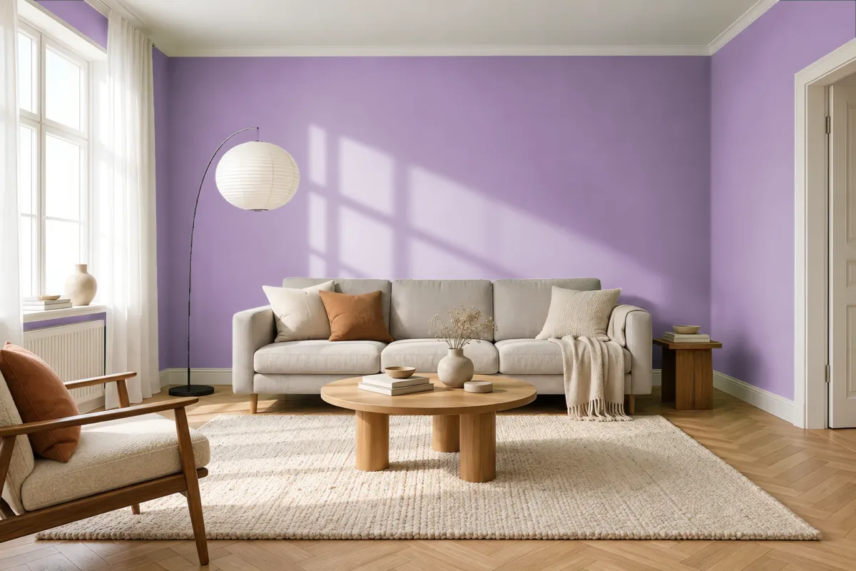 Краска Tikkurila TVT V342 — гостиная в скандинавском стиле