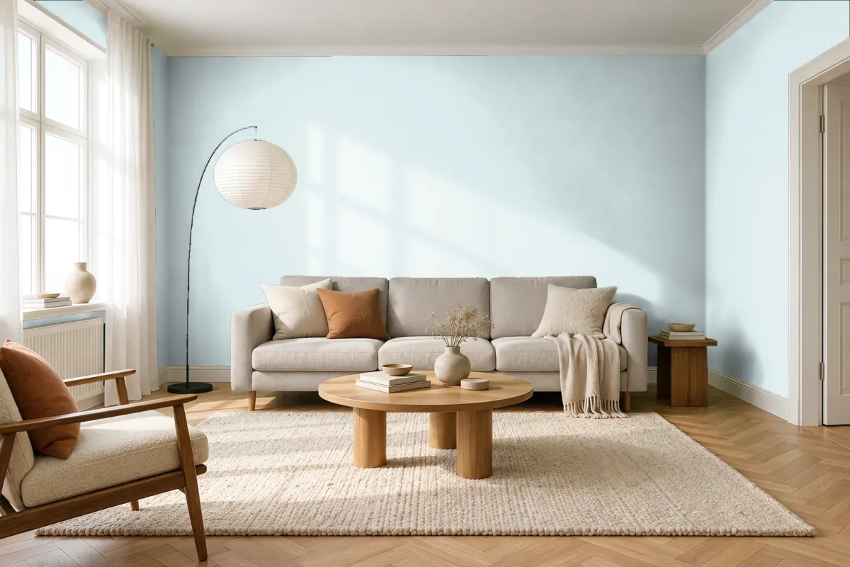 Краска Tikkurila TVT F364 — гостиная в скандинавском стиле