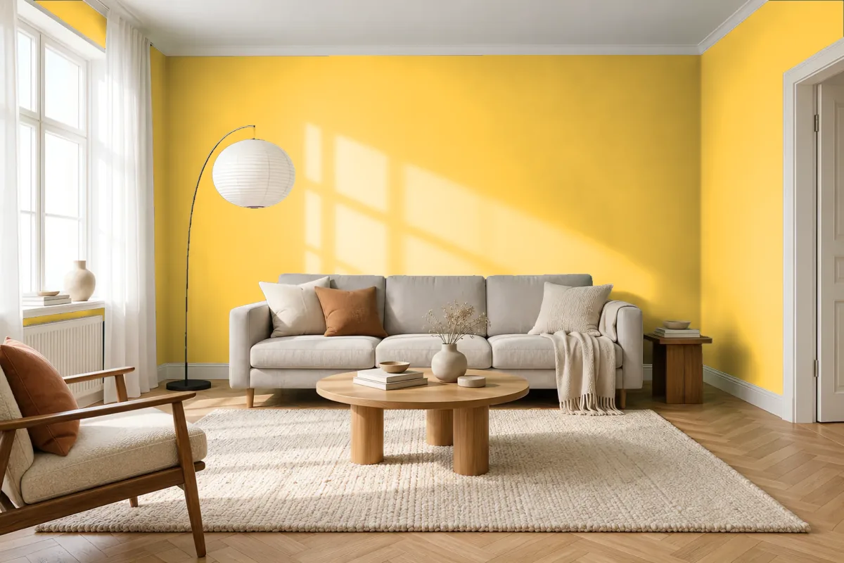 Краска Tikkurila TVT L301 — гостиная в скандинавском стиле
