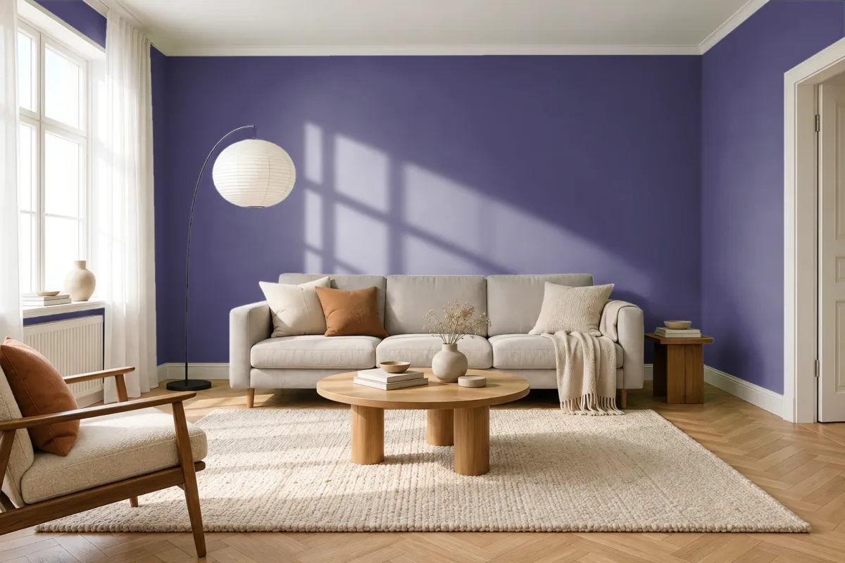 Краска Tikkurila TVT M344 — гостиная в скандинавском стиле
