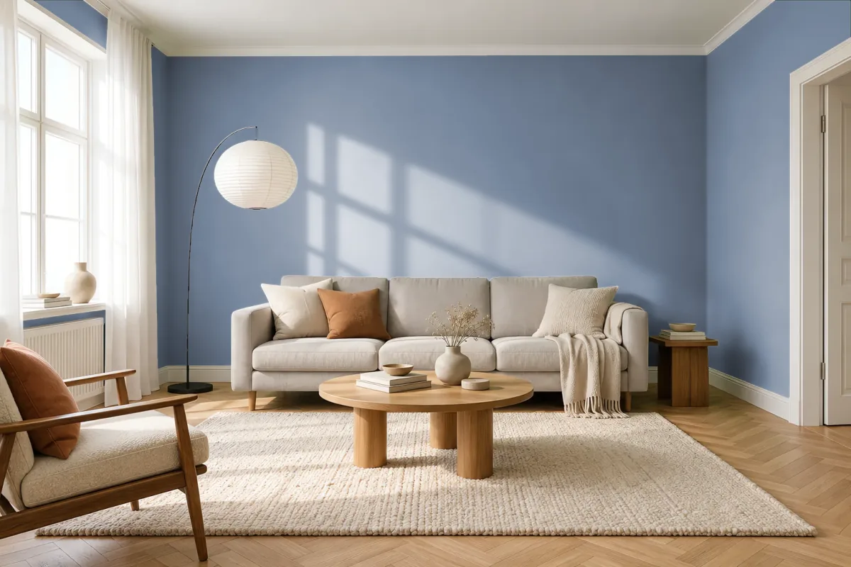 Краска Tikkurila TVT L430 — гостиная в скандинавском стиле