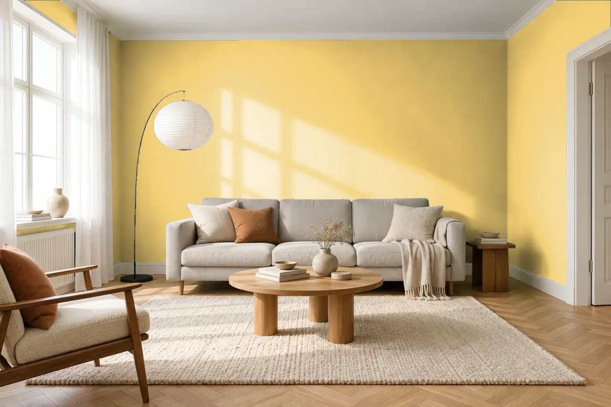 Краска Tikkurila TVT V302 — гостиная в скандинавском стиле