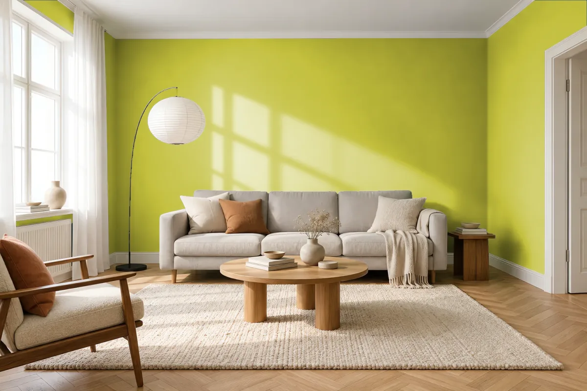 Краска Tikkurila TVT L388 — гостиная в скандинавском стиле