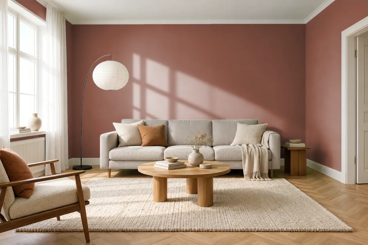 Краска Tikkurila TVT M473 — гостиная в скандинавском стиле