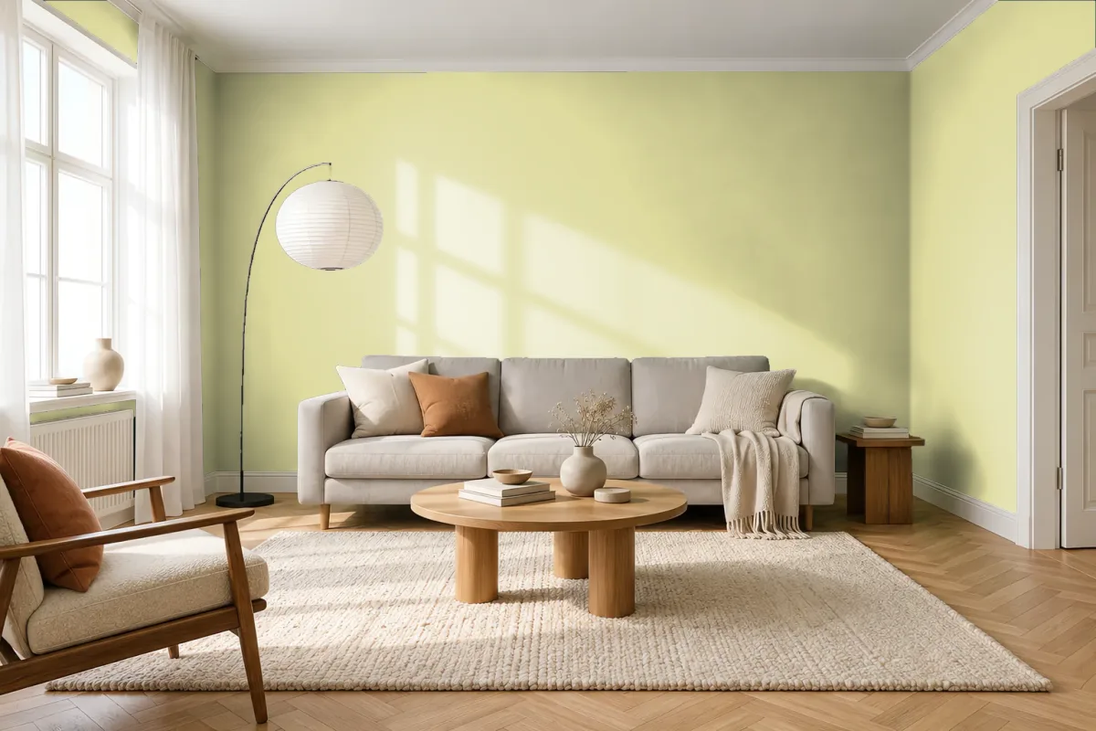 Краска Tikkurila TVT V388 — гостиная в скандинавском стиле