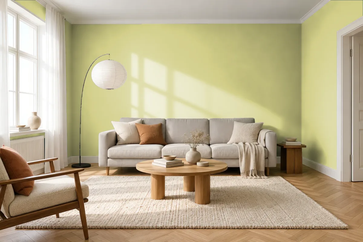 Краска Tikkurila TVT S388 — гостиная в скандинавском стиле