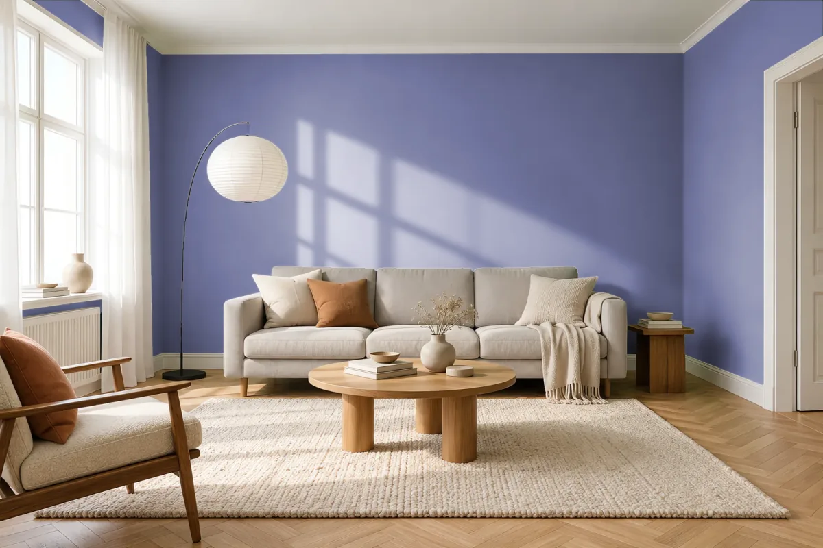 Краска Tikkurila TVT S346 — гостиная в скандинавском стиле