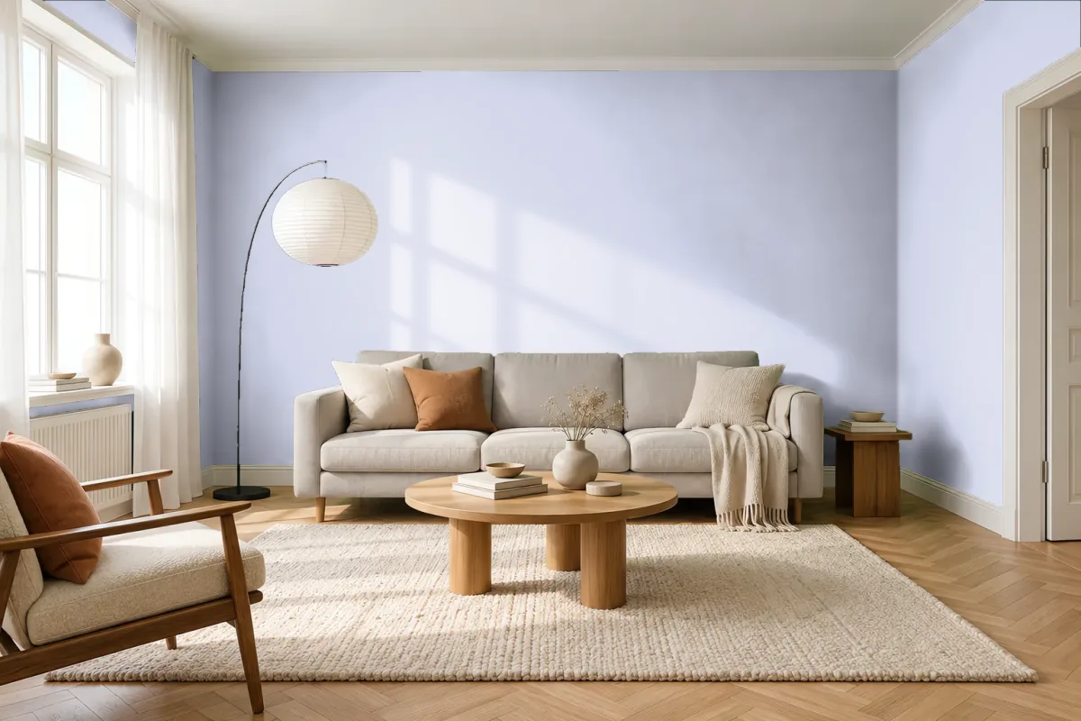Краска Tikkurila TVT G347 — гостиная в скандинавском стиле