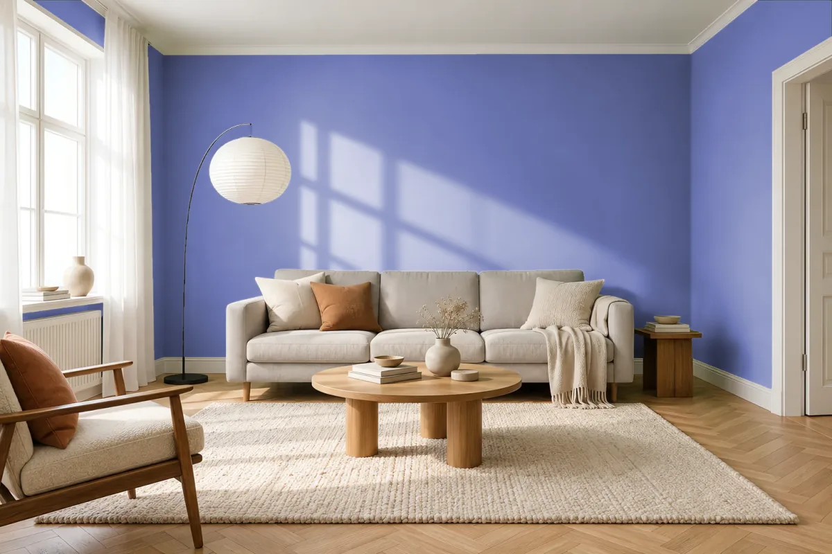 Краска Tikkurila TVT K347 — гостиная в скандинавском стиле
