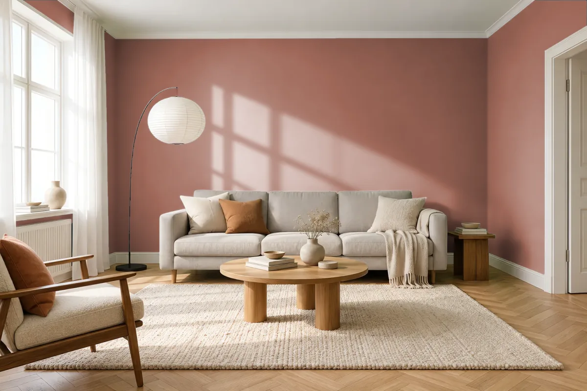 Краска Tikkurila TVT K475 — гостиная в скандинавском стиле