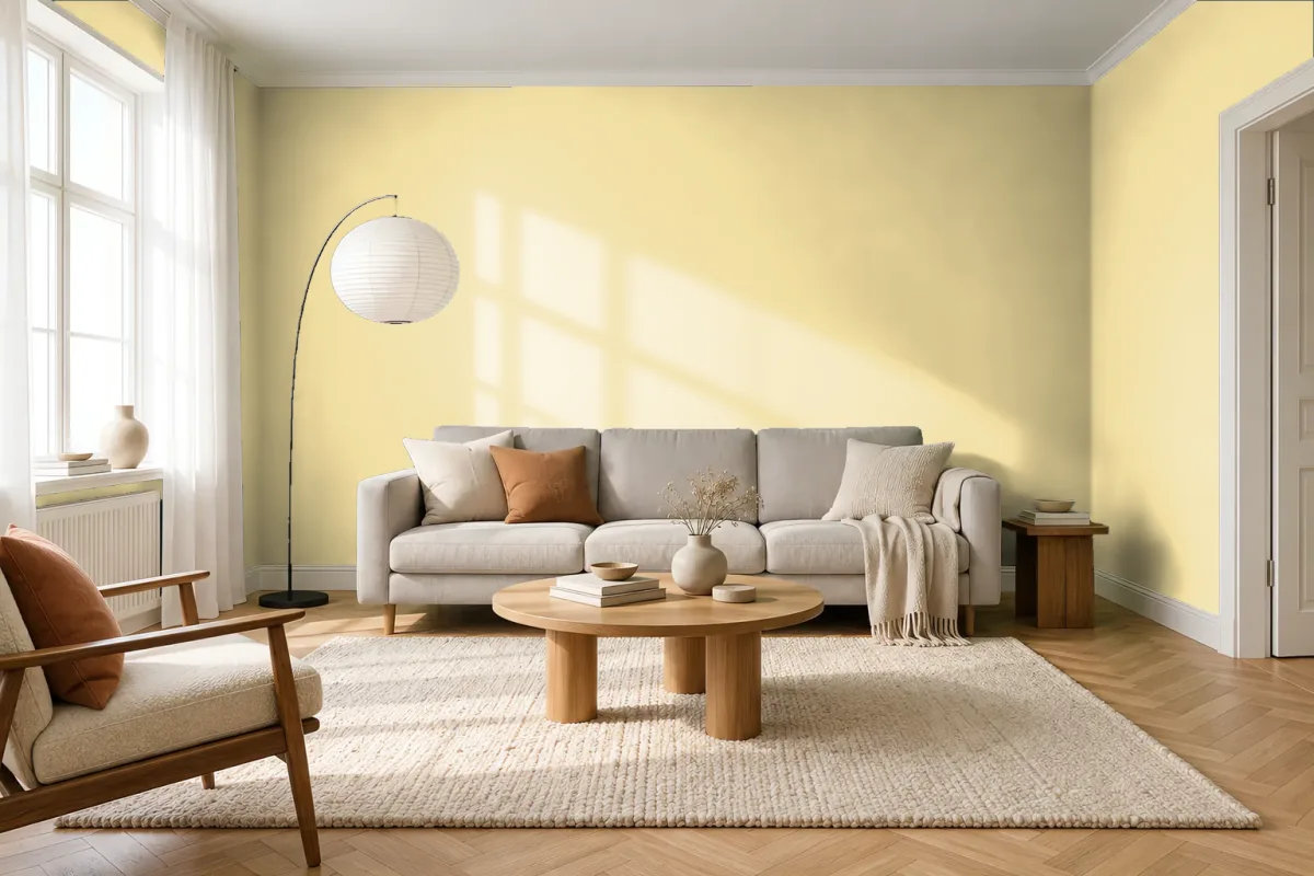 Краска Tikkurila TVT V390 — гостиная в скандинавском стиле