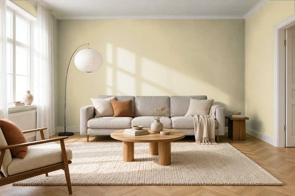 Краска Tikkurila TVT V454 — гостиная в скандинавском стиле