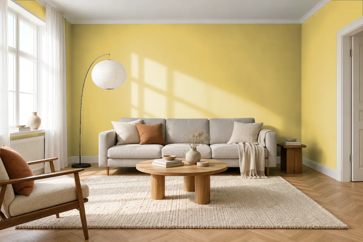 Краска Tikkurila TVT N390 — гостиная в скандинавском стиле