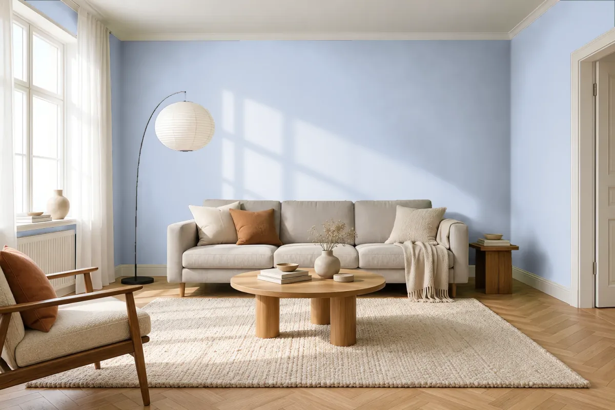 Краска Tikkurila TVT X349 — гостиная в скандинавском стиле