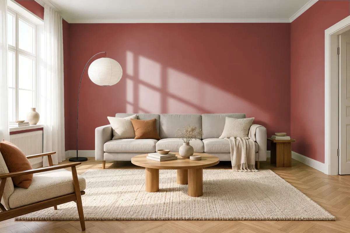 Краска Tikkurila TVT M413 — гостиная в скандинавском стиле