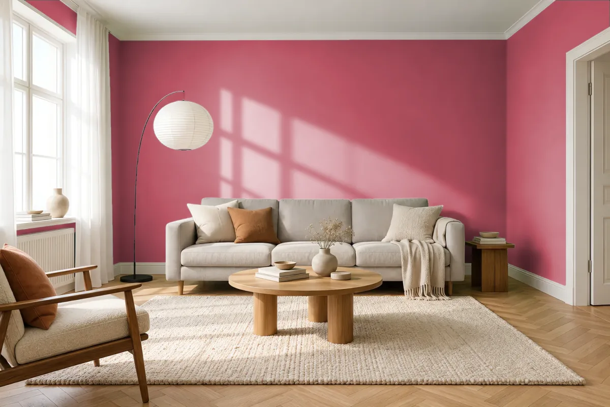 Краска Tikkurila TVT N328 — гостиная в скандинавском стиле