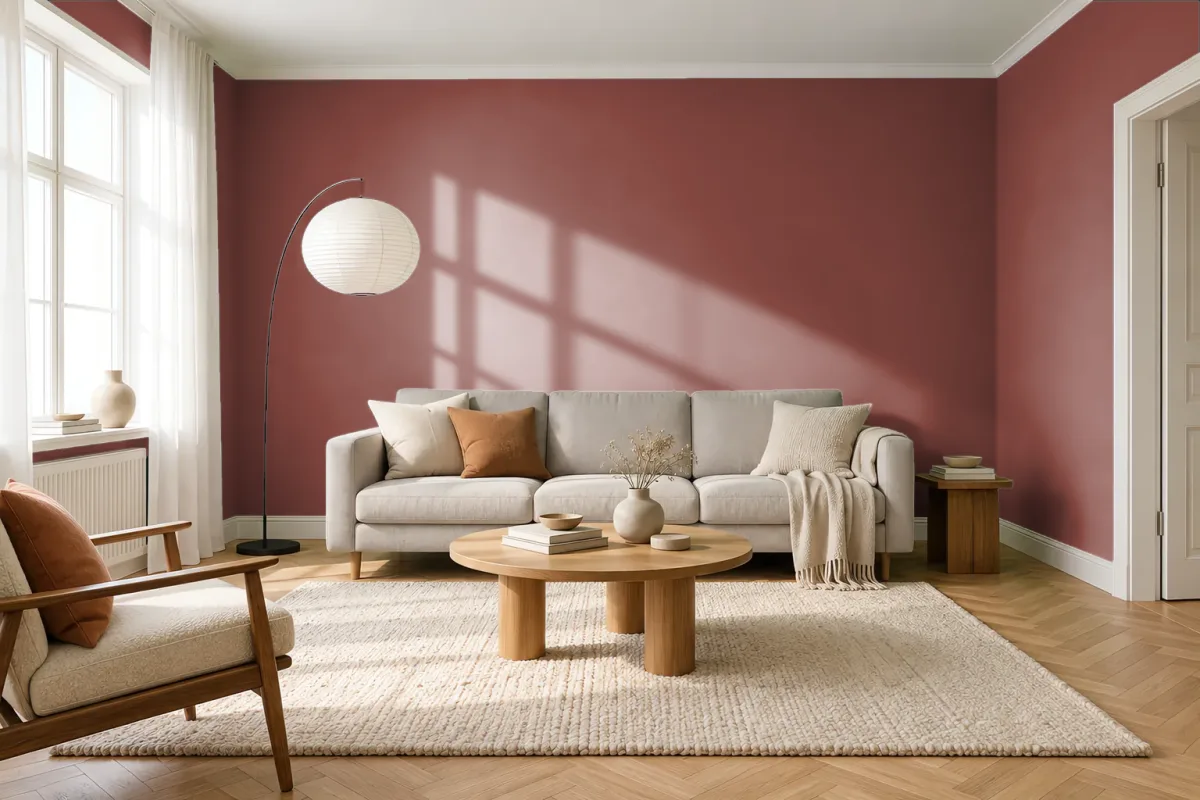 Краска Tikkurila TVT N414 — гостиная в скандинавском стиле