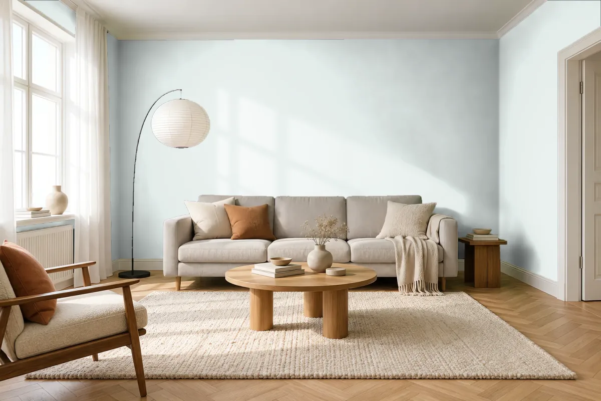 Краска Tikkurila TVT F437 — гостиная в скандинавском стиле