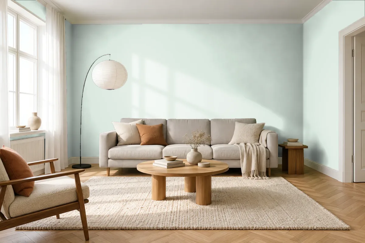 Краска Tikkurila TVT Y373 — гостиная в скандинавском стиле
