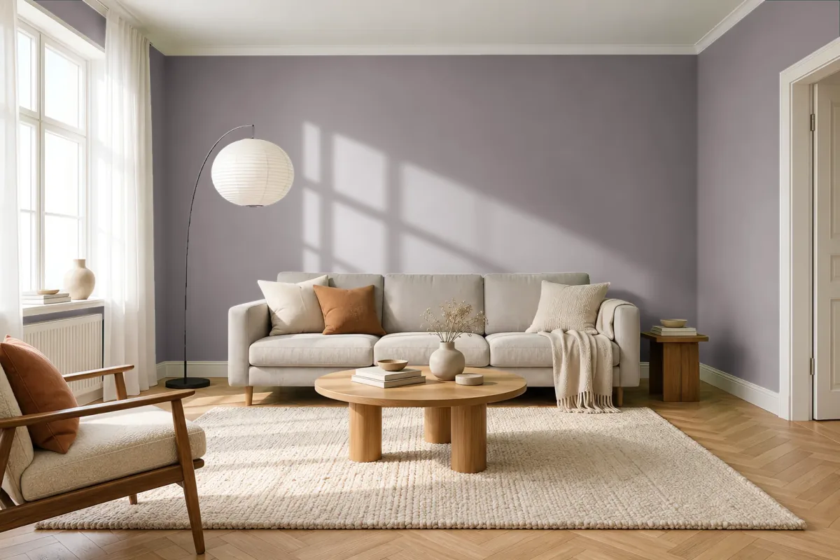 Краска Tikkurila TVT M501 — гостиная в скандинавском стиле