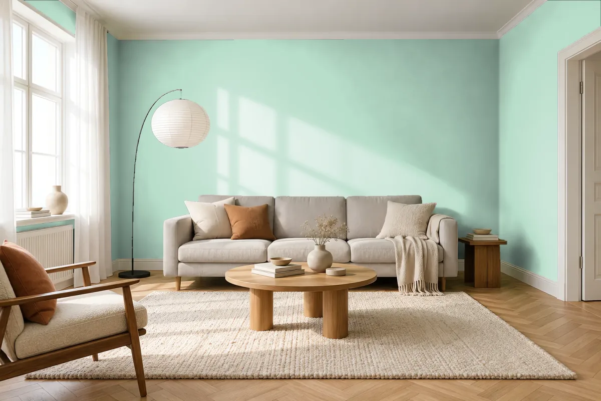 Краска Tikkurila TVT H374 — гостиная в скандинавском стиле