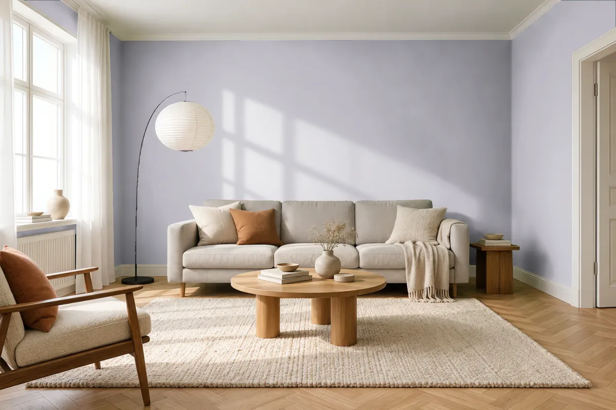 Краска Tikkurila TVT L502 — гостиная в скандинавском стиле