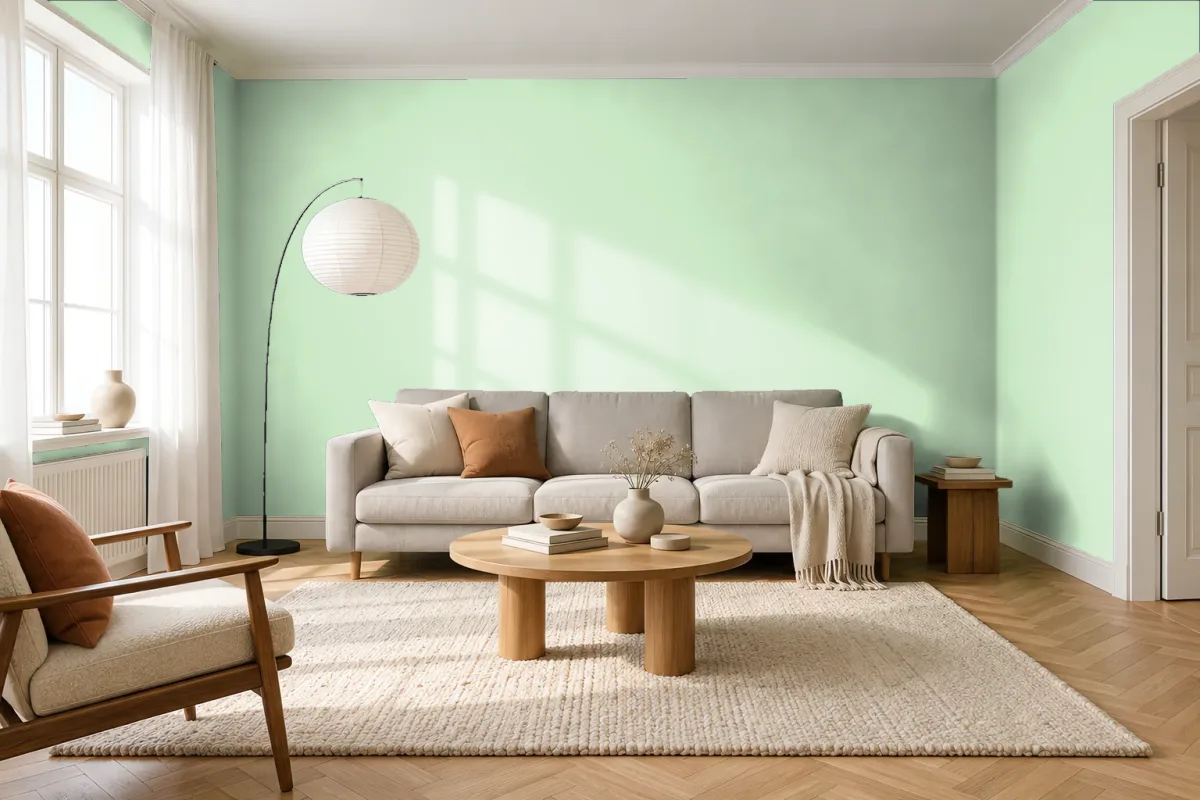 Краска Tikkurila TVT G375 — гостиная в скандинавском стиле