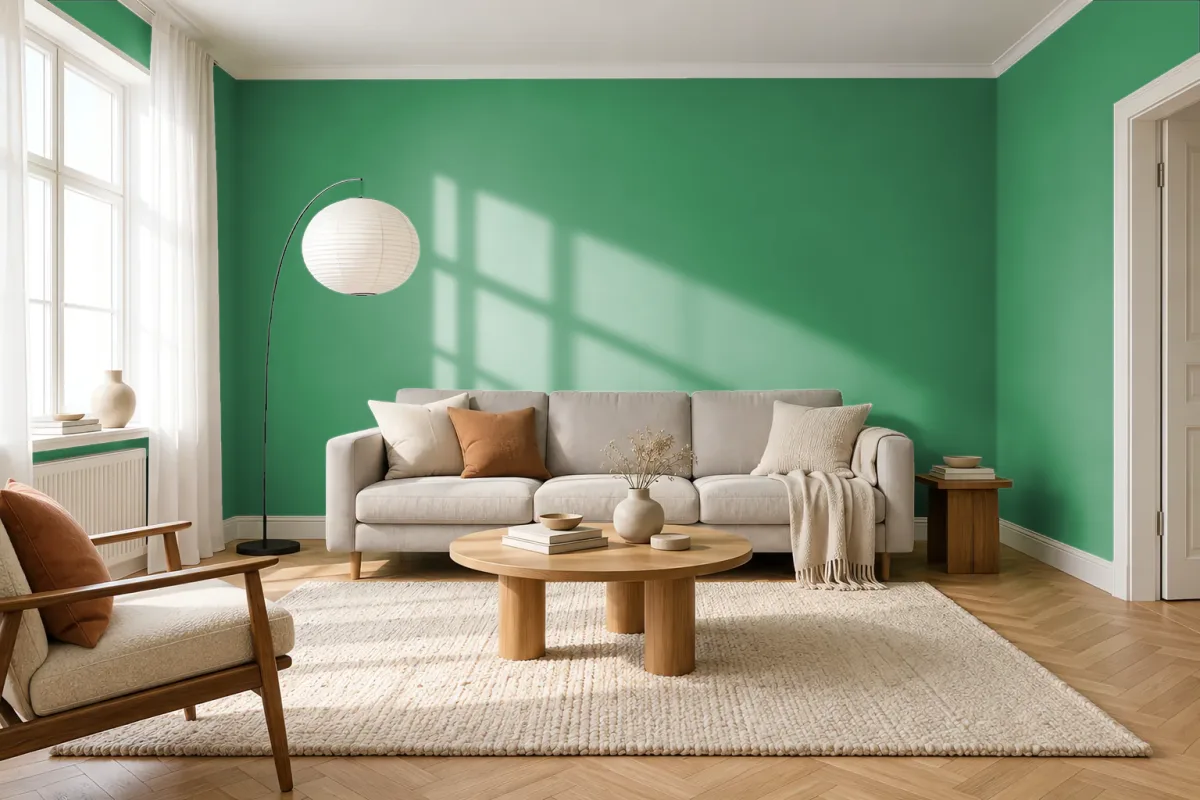 Краска Tikkurila TVT L375 — гостиная в скандинавском стиле