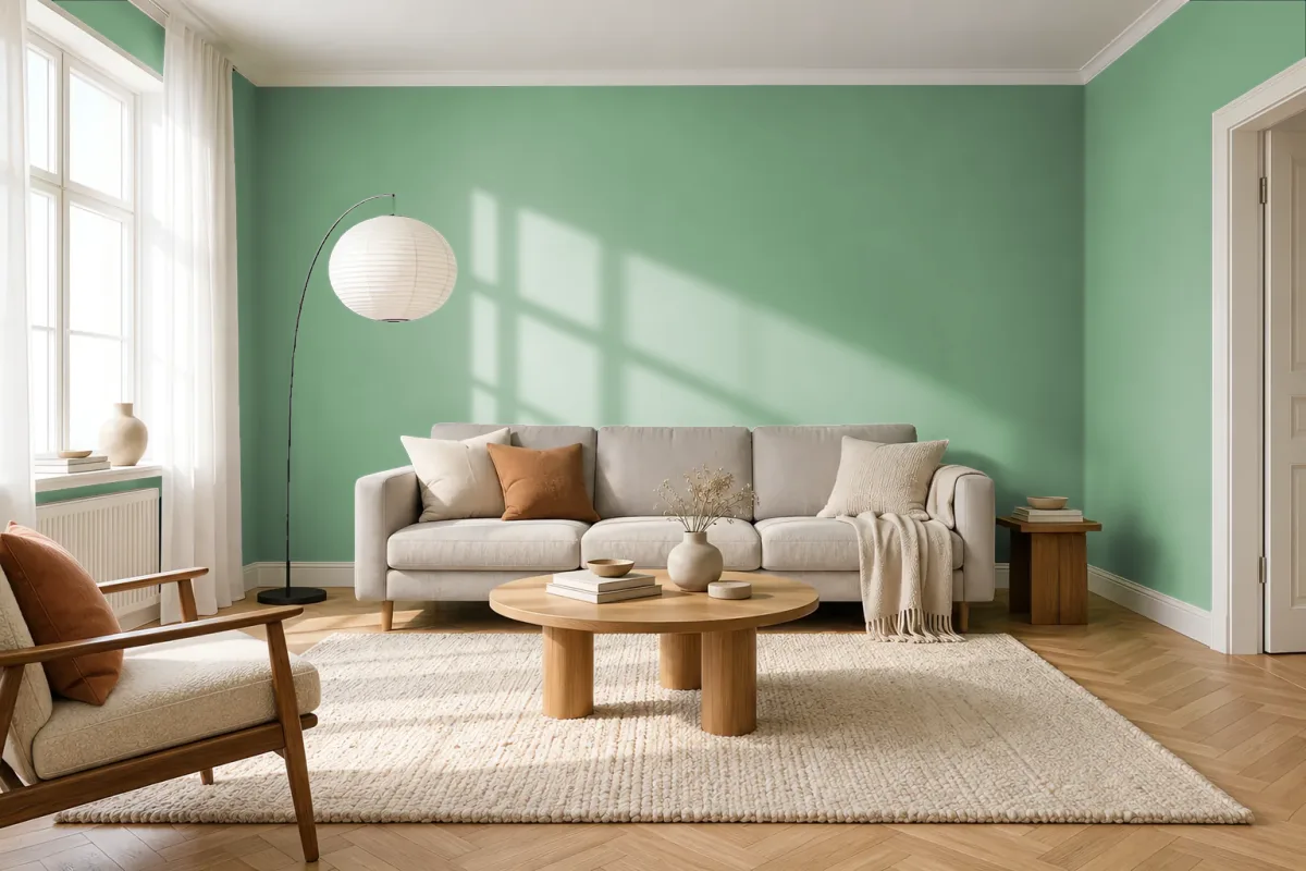 Краска Tikkurila TVT S375 — гостиная в скандинавском стиле