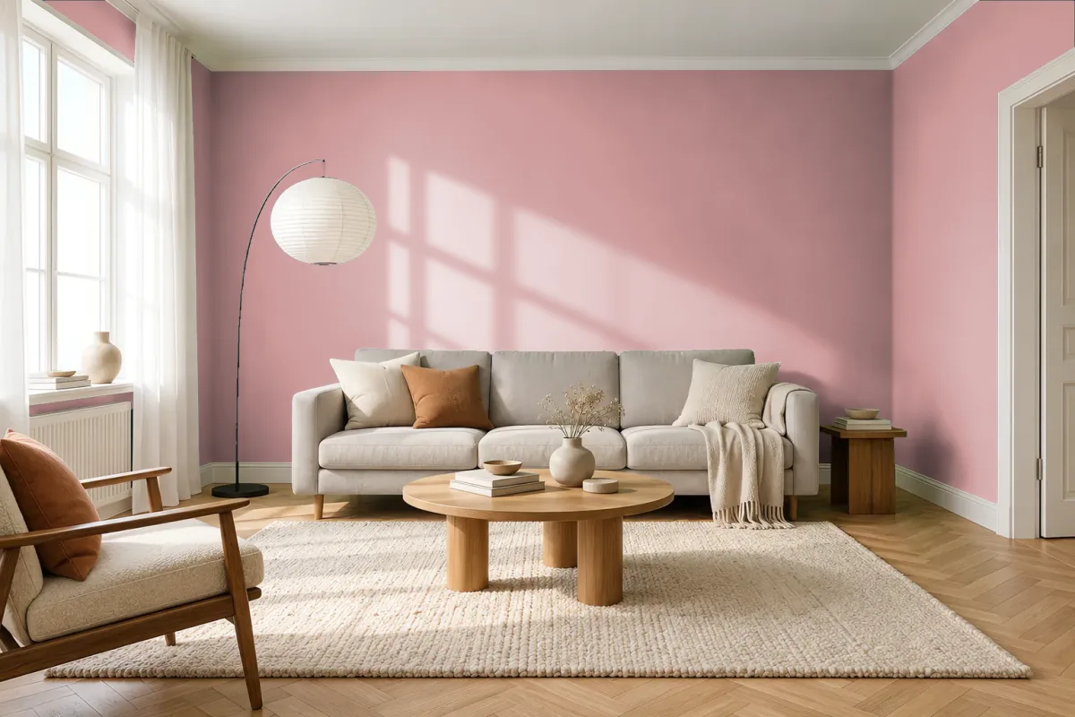 Краска Tikkurila TVT J419 — гостиная в скандинавском стиле