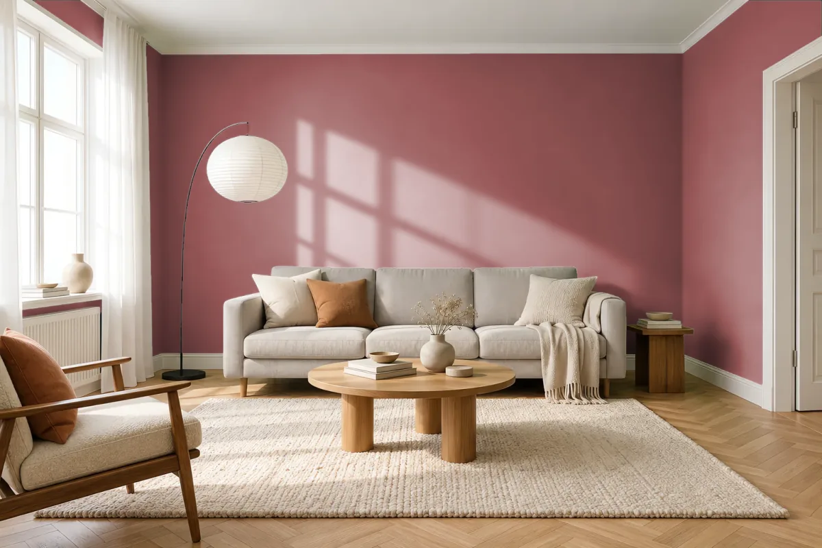 Краска Tikkurila TVT L420 — гостиная в скандинавском стиле
