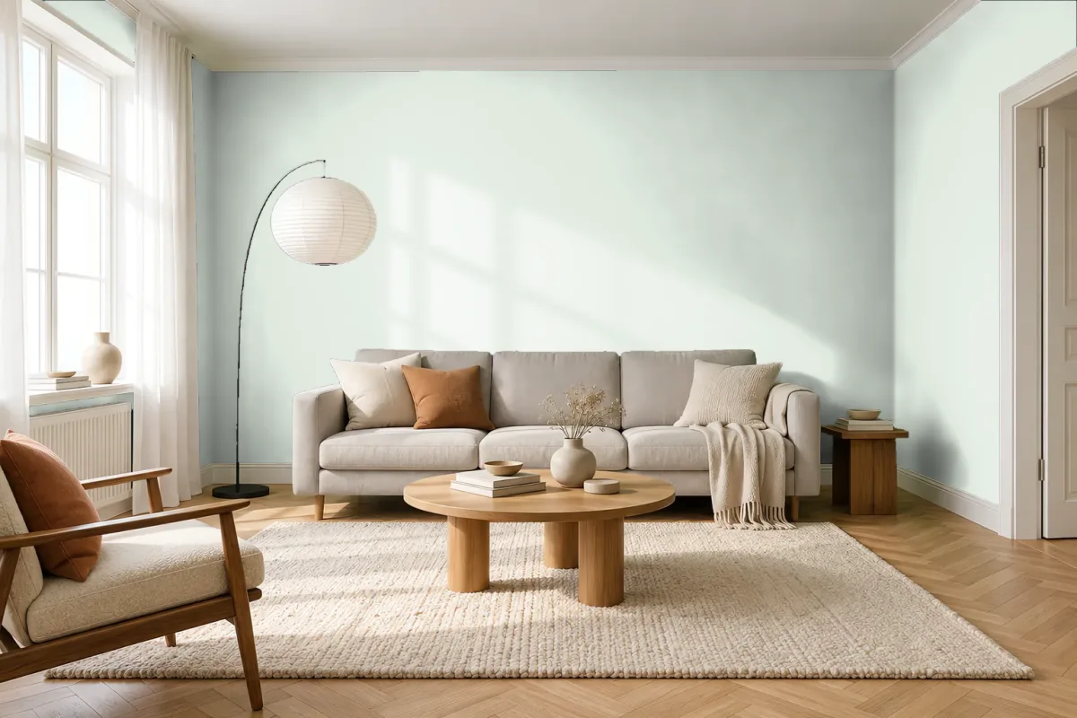 Краска Tikkurila TVT G442 — гостиная в скандинавском стиле