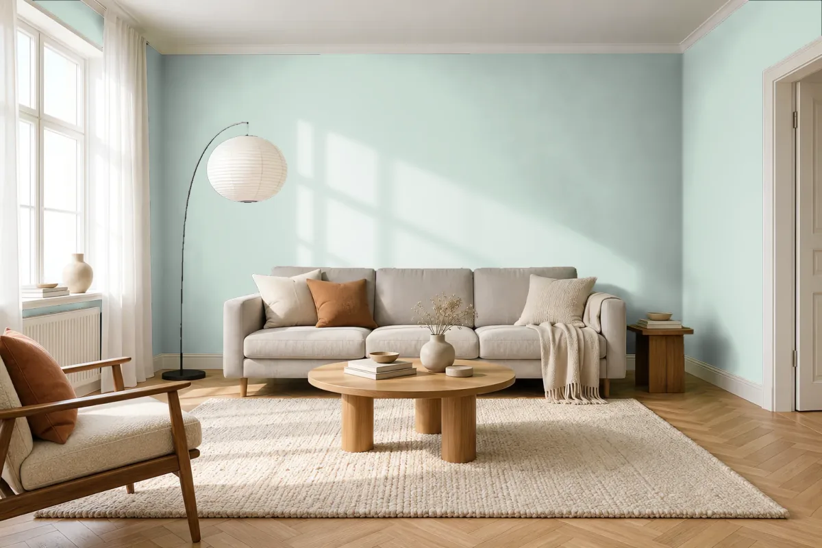 Краска Tikkurila TVT H442 — гостиная в скандинавском стиле