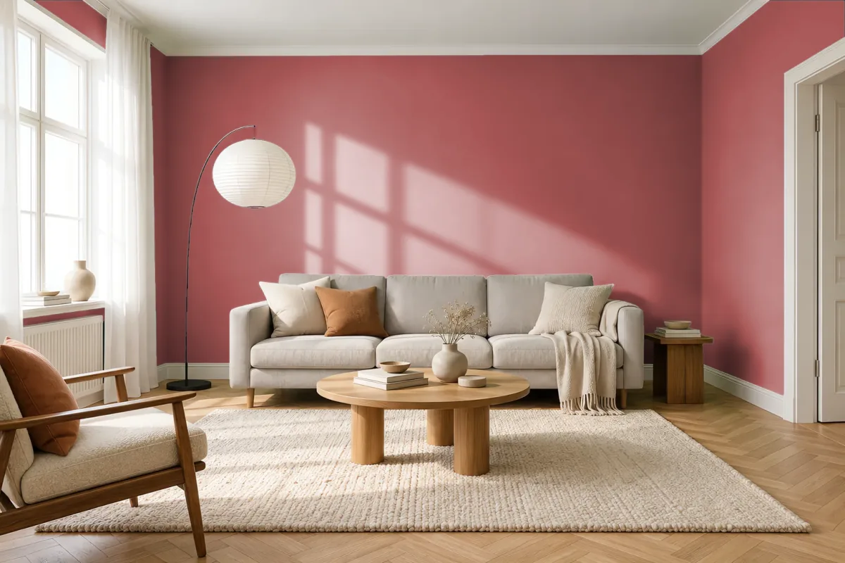 Краска Tikkurila TVT S421 — гостиная в скандинавском стиле