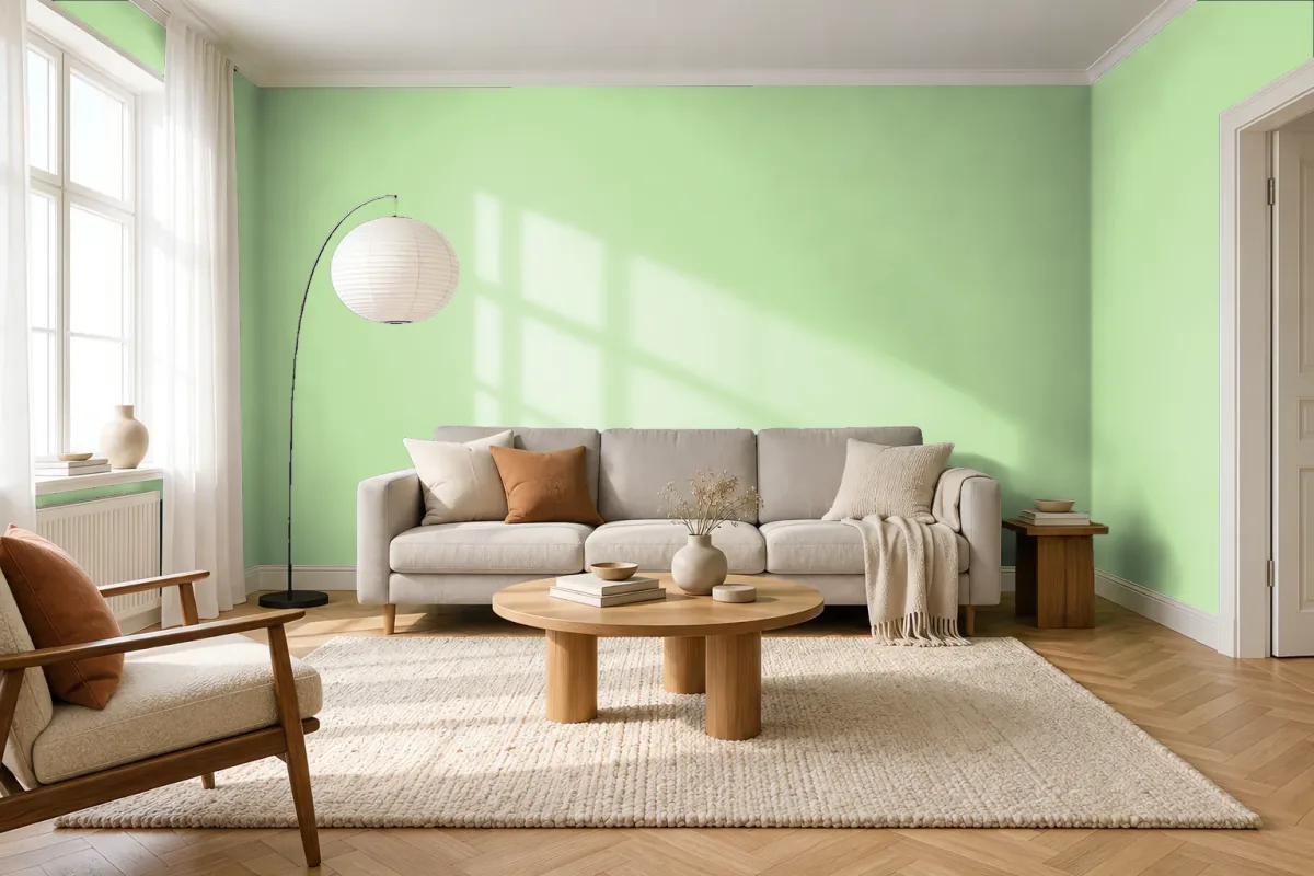 Краска Tikkurila TVT H379 — гостиная в скандинавском стиле