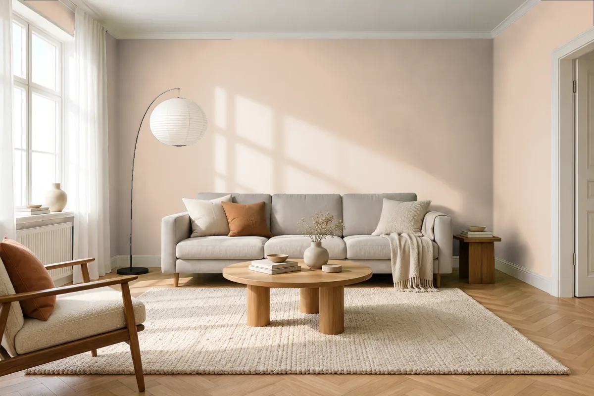 Краска Tikkurila TVT H465 — гостиная в скандинавском стиле