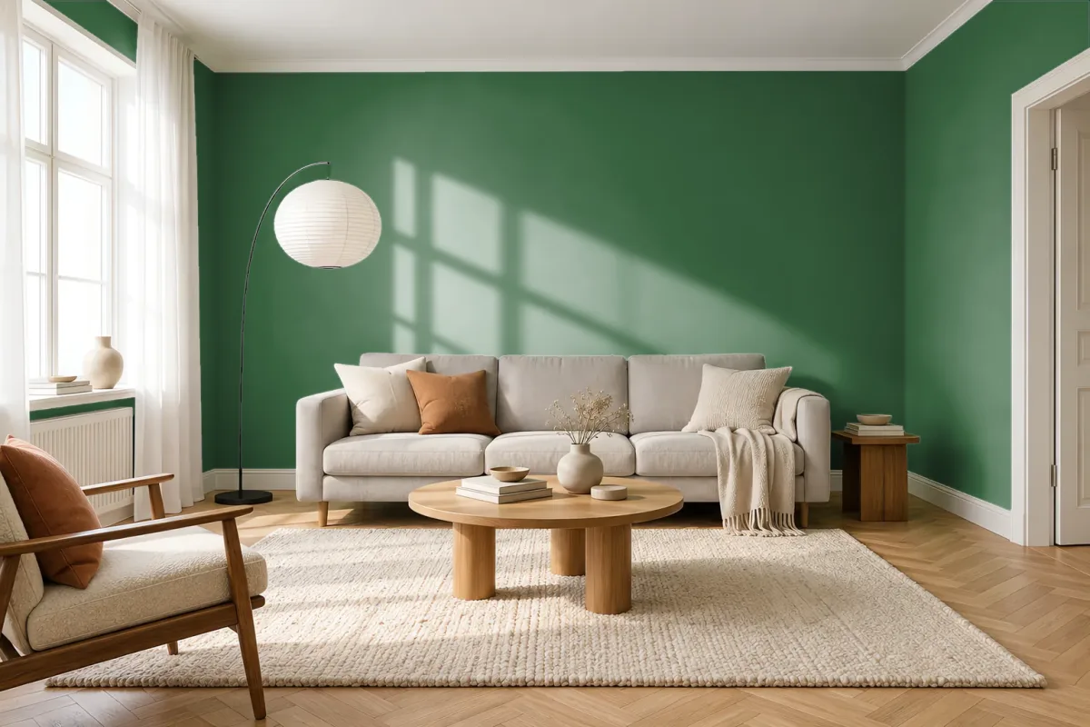 Краска Tikkurila TVT M379 — гостиная в скандинавском стиле