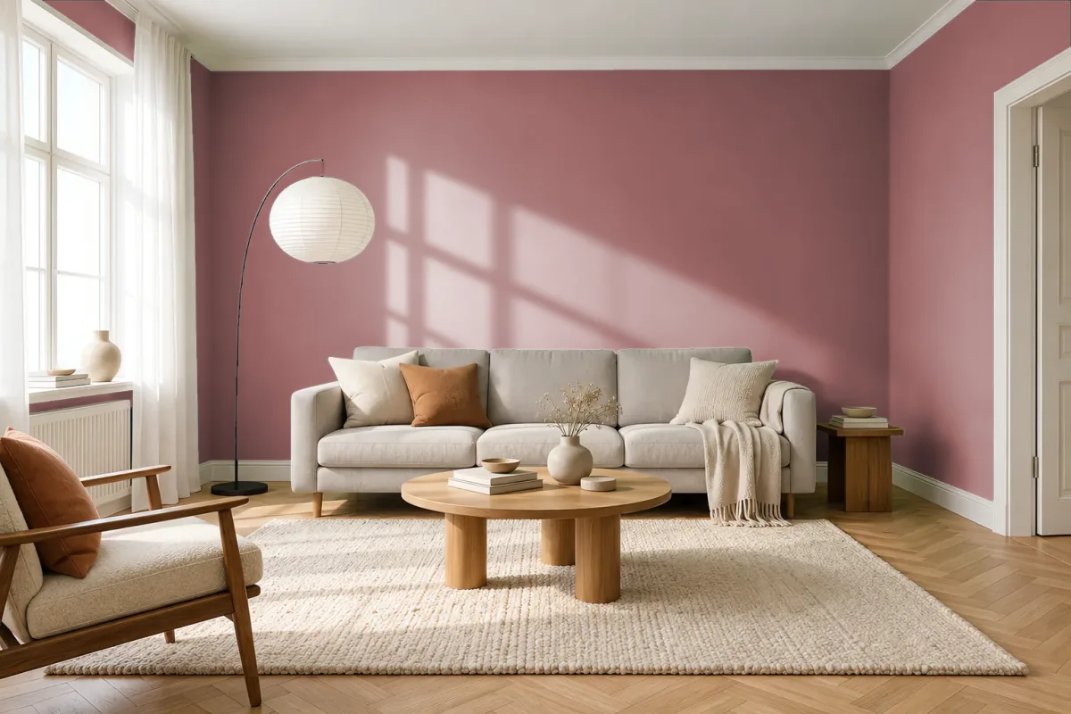 Краска Tikkurila TVT S422 — гостиная в скандинавском стиле