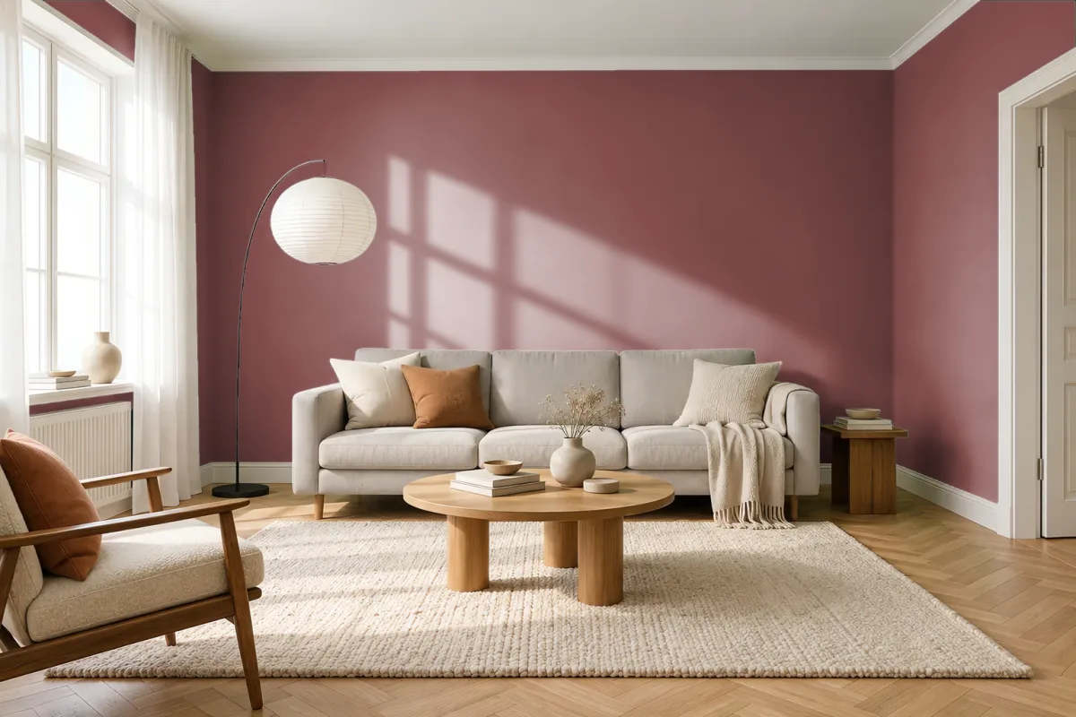 Краска Tikkurila TVT N422 — гостиная в скандинавском стиле