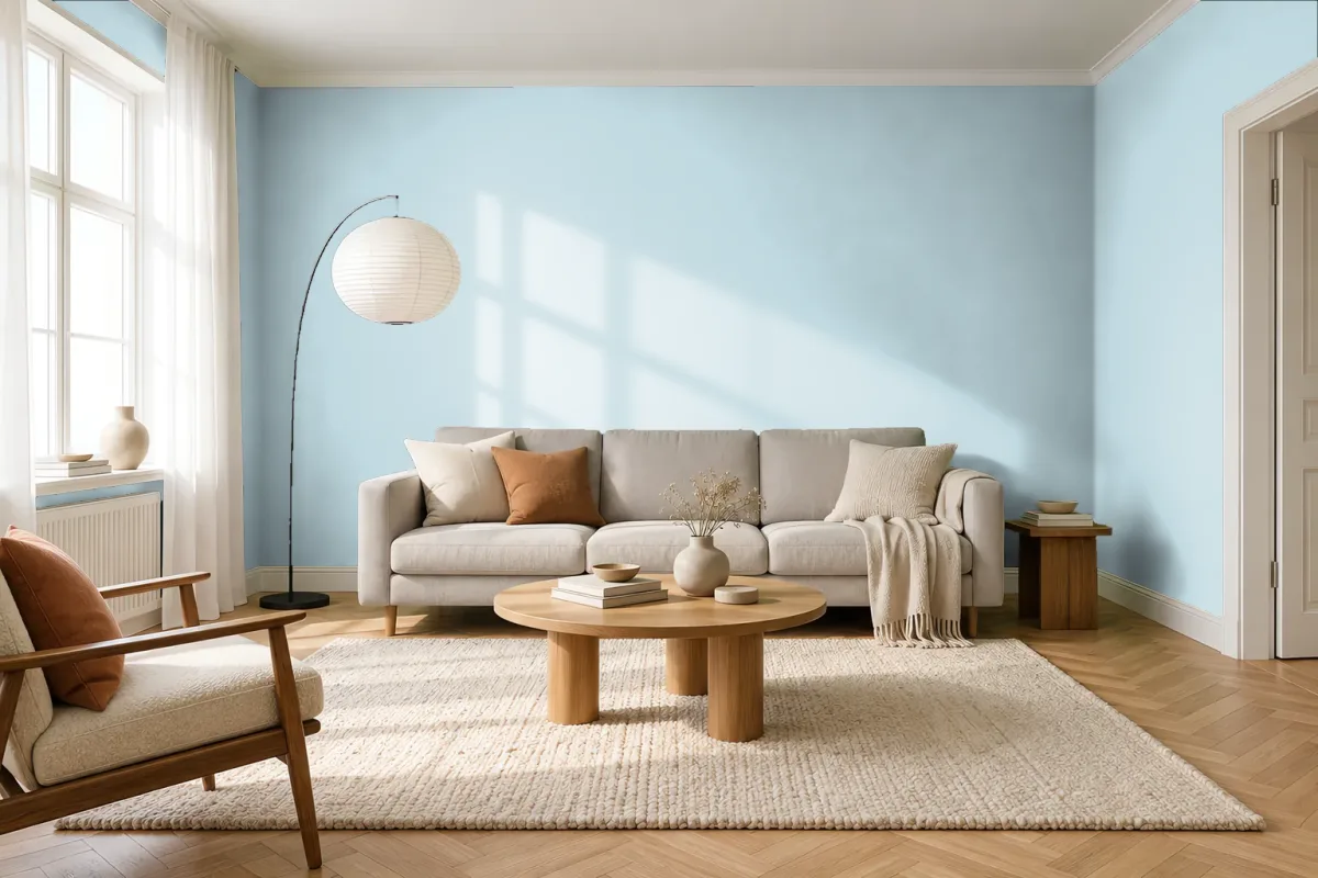 Краска Tikkurila TVT X359 — гостиная в скандинавском стиле